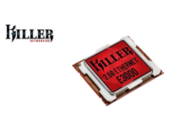 支持2.5G以太網(wǎng)，Killer E3000網(wǎng)卡發(fā)布